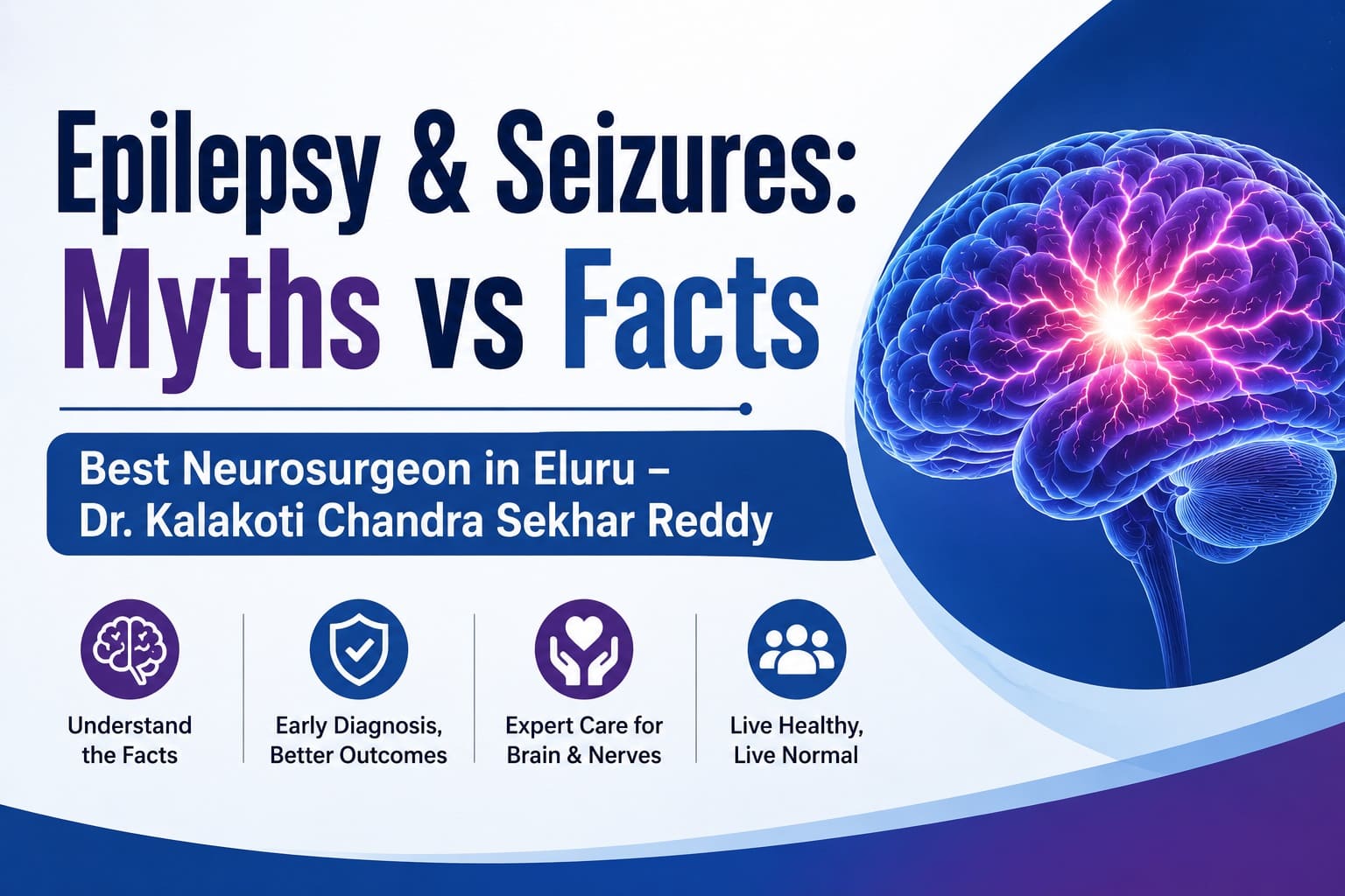 Epilepsy & Seizures: Myths vs Facts | Best Neurosurgeon in Eluru | Best Neurosurgeon Dr. Kalakoti Chandra Sekhar Reddy